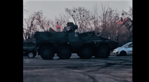 Niemieckie wozy bojowe przejechały przez Poznań VIDEO